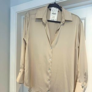 Ladies silky blouse